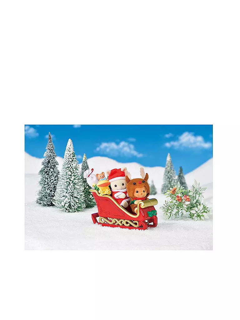 SYLVANIAN FAMILIES | Weihnachtsschlitten-Set 5269 | transparent