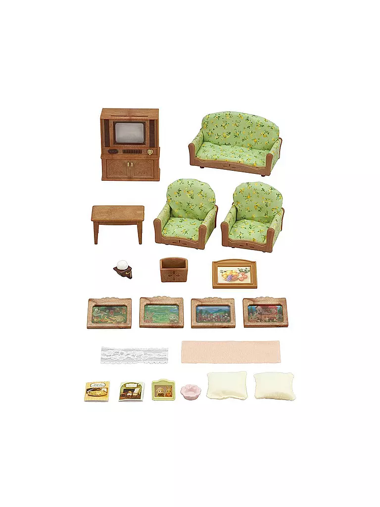 SYLVANIAN FAMILIES | Wohnzimmer-Set | transparent