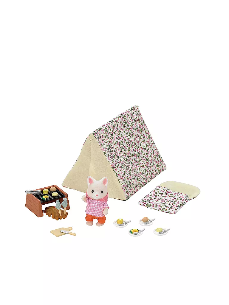 SYLVANIAN FAMILIES | Zelten am Strand 5209 | transparent