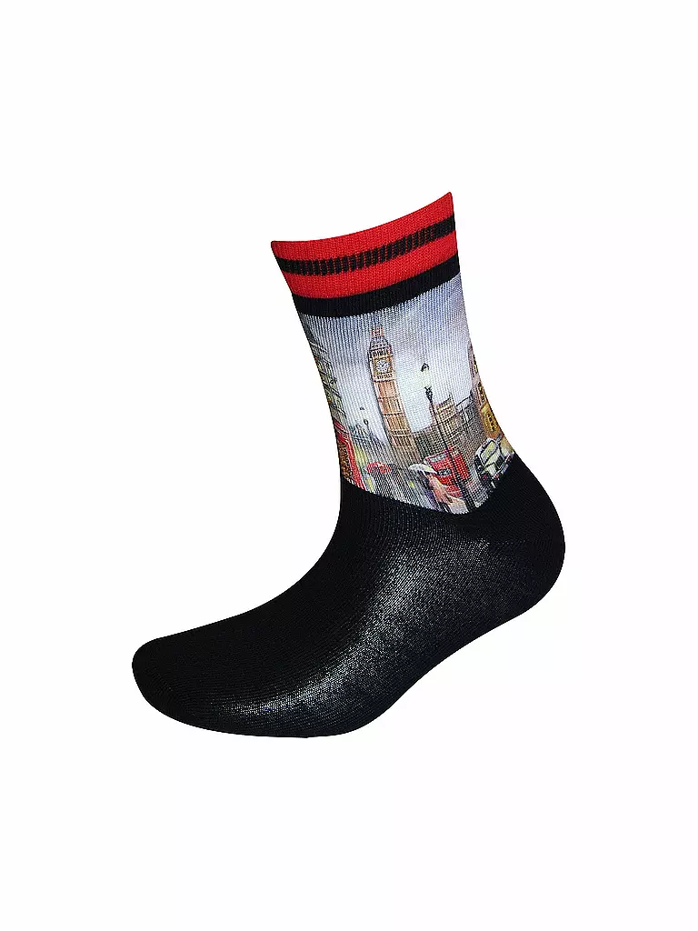 SYMPATICO | Damensocken London One Size | bunt