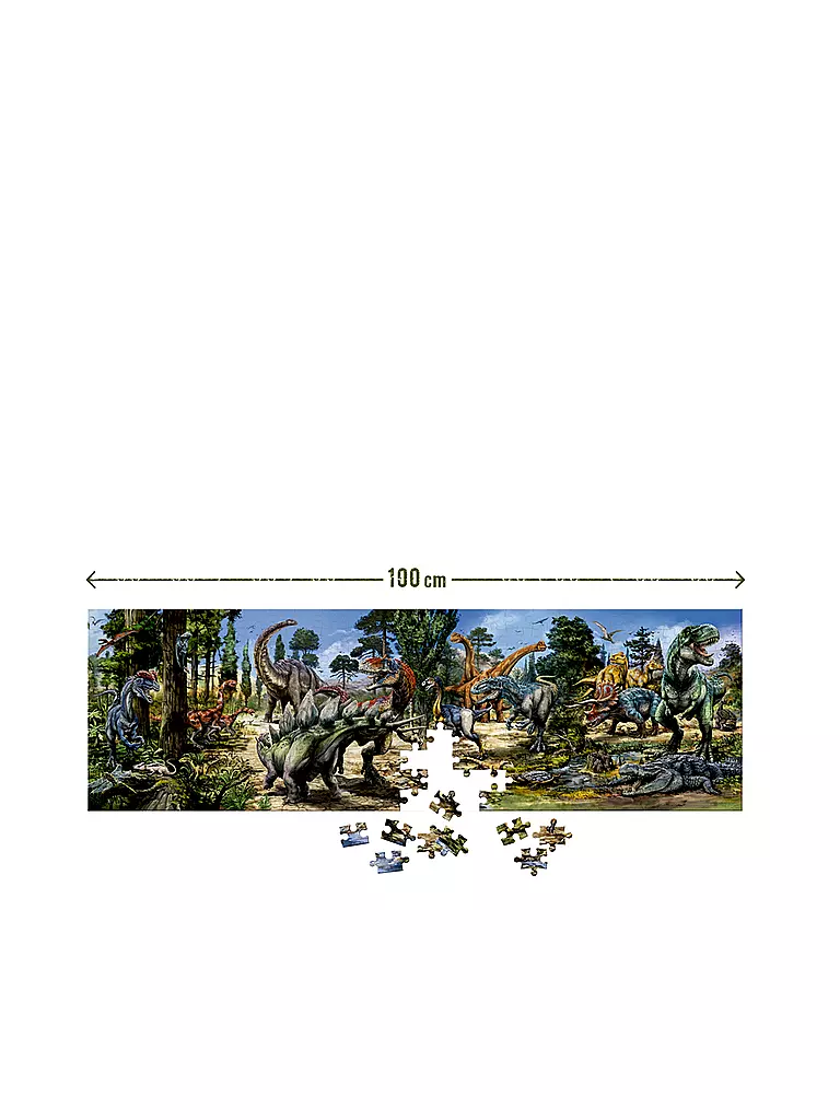 T-REX WORLD | Panorama-Puzzle T-Rex World (250 Teile) | keine Farbe