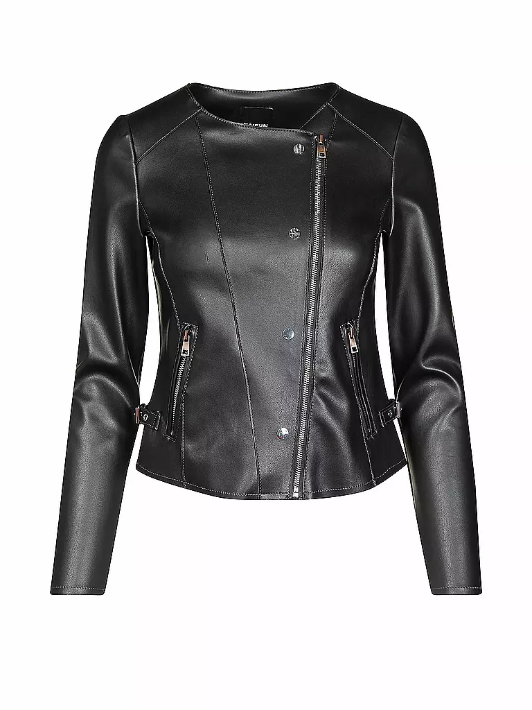 TAIFUN | Jacke in Lederoptik | 