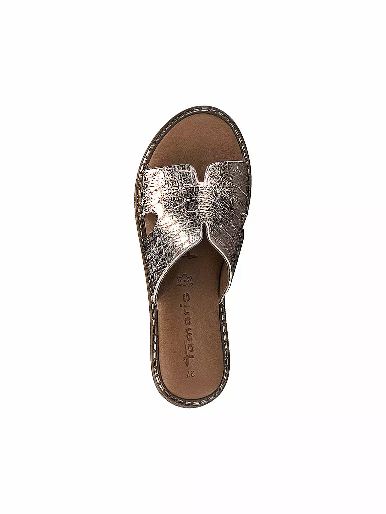 TAMARIS | Sandale - Pantoffel | gold