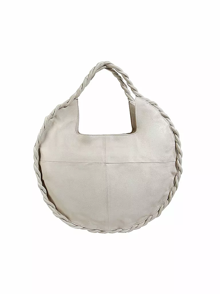 TASCHENDIEB | Ledertasche - Henkeltasche Hoher Markt 1 | weiß