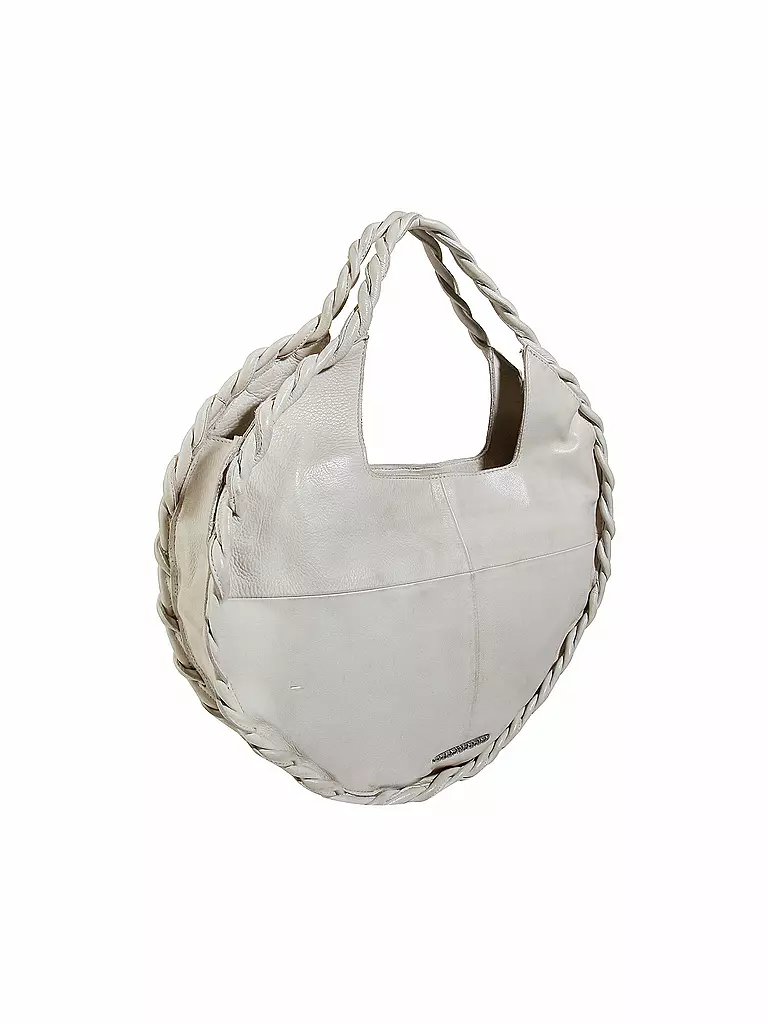 TASCHENDIEB | Ledertasche - Henkeltasche Hoher Markt 1 | weiß