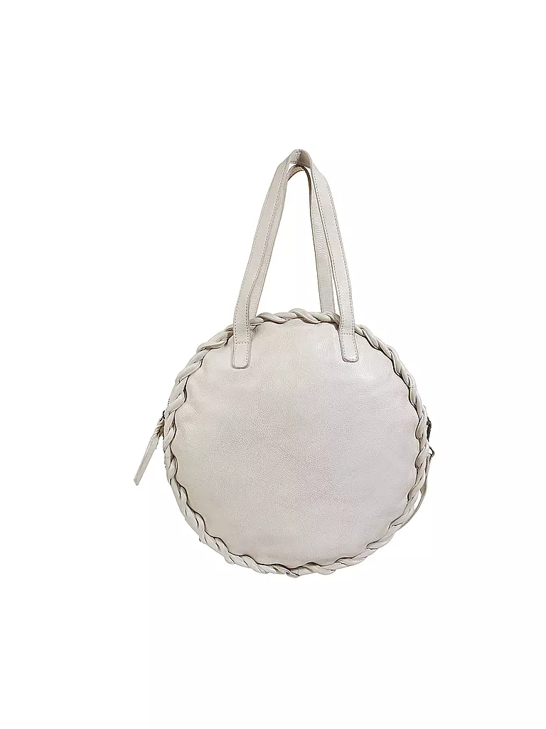 TASCHENDIEB | Ledertasche - Henkeltasche Hoher Markt 3 | weiß