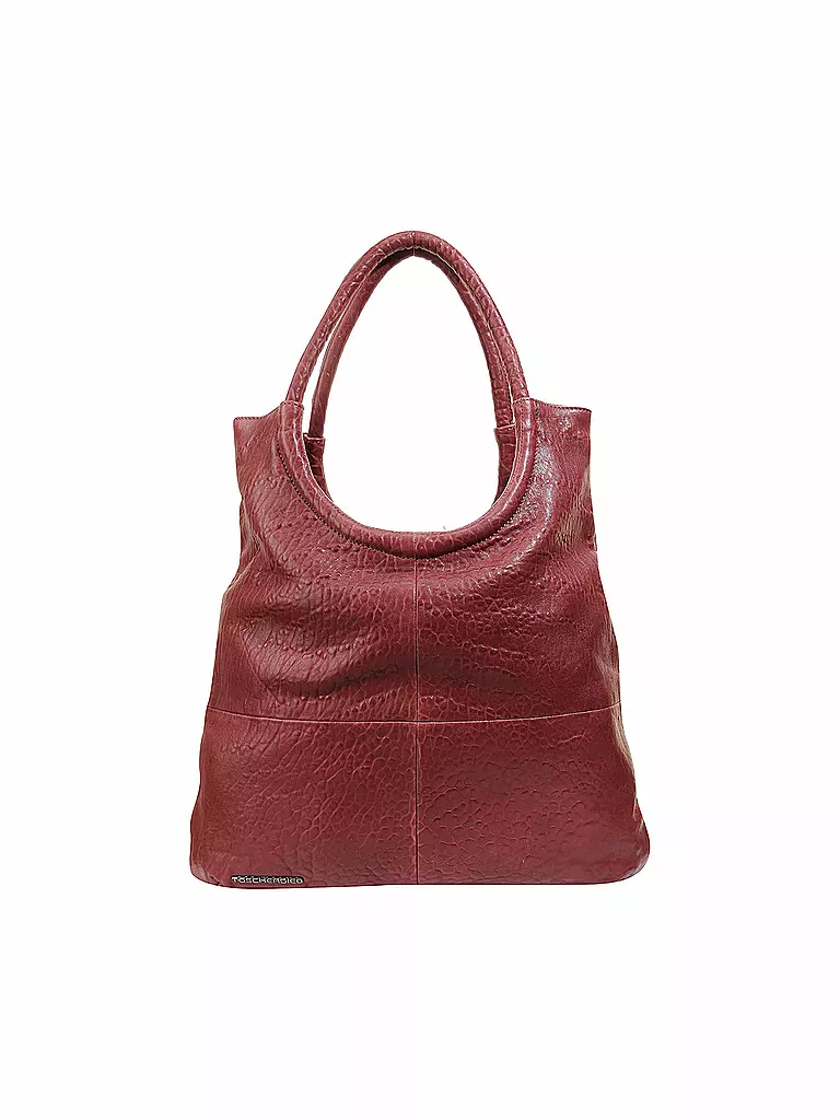 TASCHENDIEB | Ledertasche - Shopper "Burgring" | rot