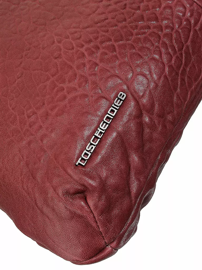 TASCHENDIEB | Ledertasche - Shopper "Burgring" | rot