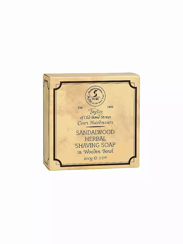 TAYLOR OF OLD BOND STREET | Rasierseife - Shaving Soap "Sandalwood" in Holzschale 100g | keine Farbe