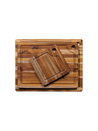 TEAKHAUS | Schneidebett 46x36cm MARINE Teakholz