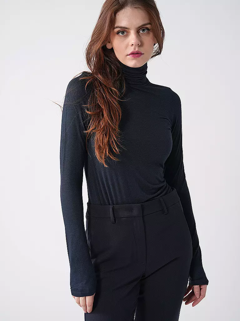 TELA | Rollkragenshirt MATHILDE | grau