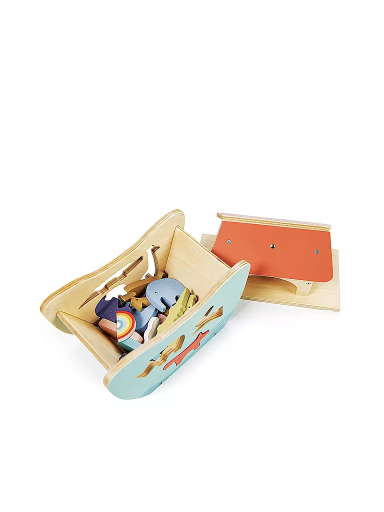 TENDER LEAF TOYS | Kleines Steckspiel Arche Noah | keine Farbe