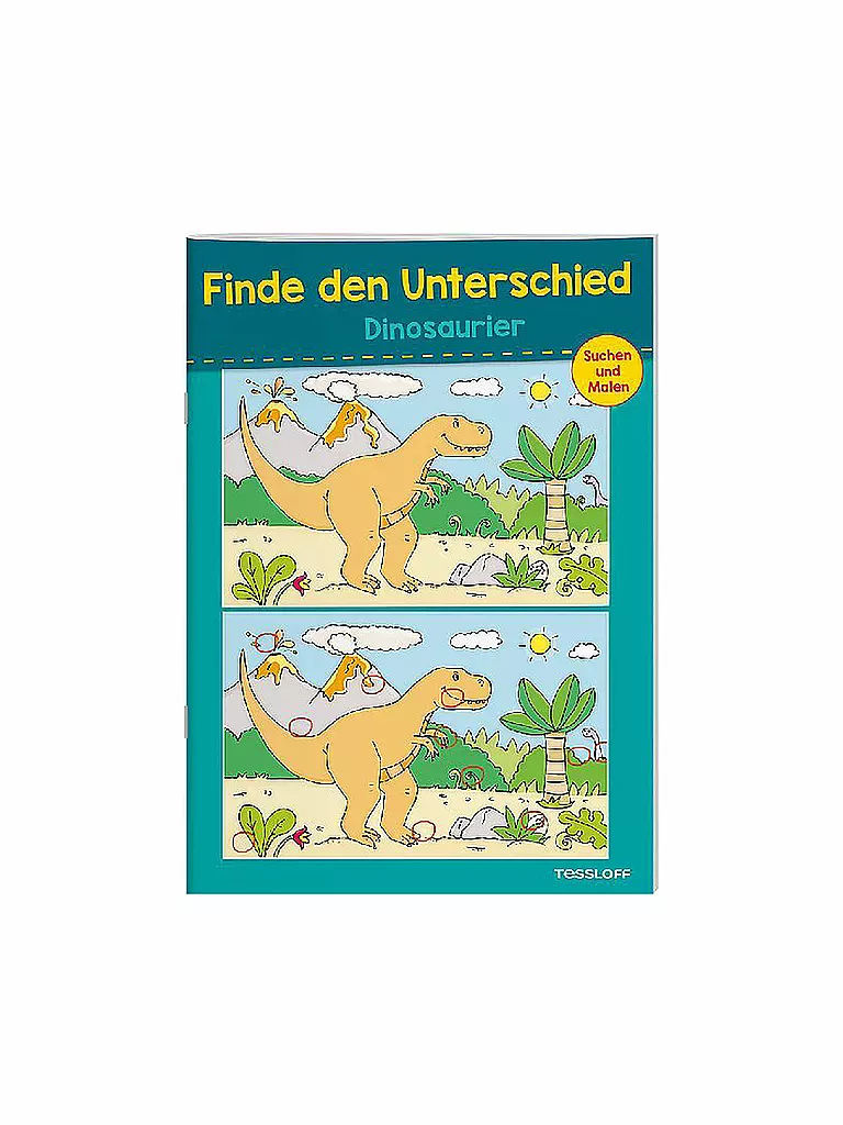 TESSLOFF VERLAG | Buch - Finde den Unterschied - Dinosaurier | keine Farbe