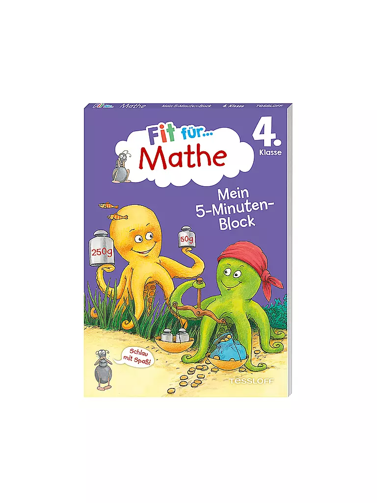 TESSLOFF VERLAG | Fit für Mathe 4. Klasse - Mein 5-Minuten Block | keine Farbe