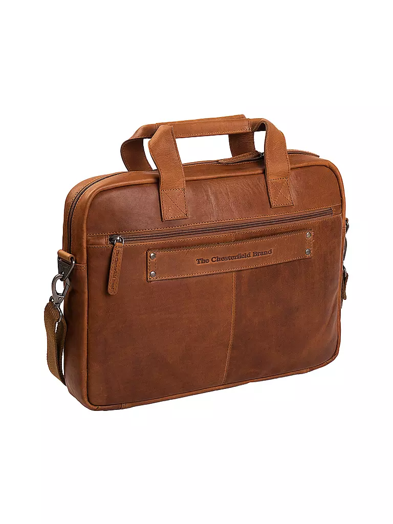 THE CHESTERFIELD BRAND | Ledertasche - Laptoptasche CALVI | Camel