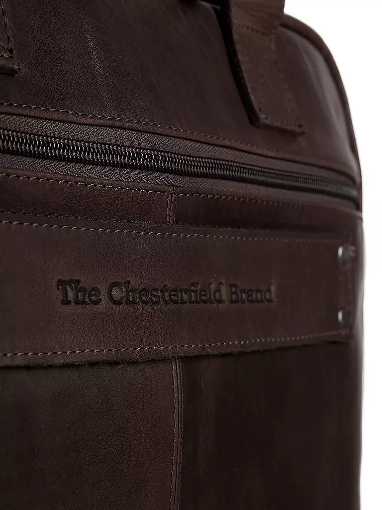 THE CHESTERFIELD BRAND | Ledertasche - Laptoptasche CALVI | Braun