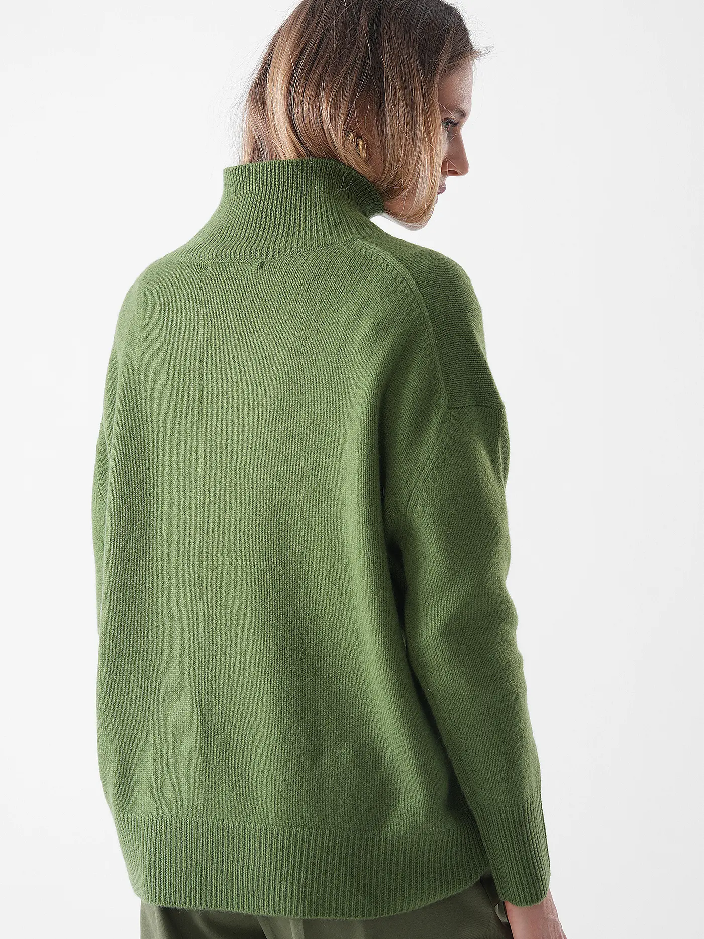 THE MERCER N.Y. | Kaschmirpullover Oversized Fit | olive