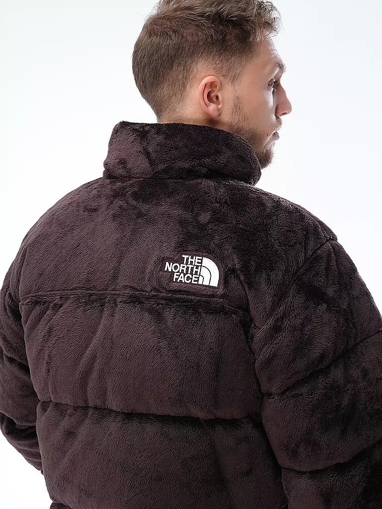 THE NORTH FACE | Daunensteppjacke in Felloptik NUPTSE | braun