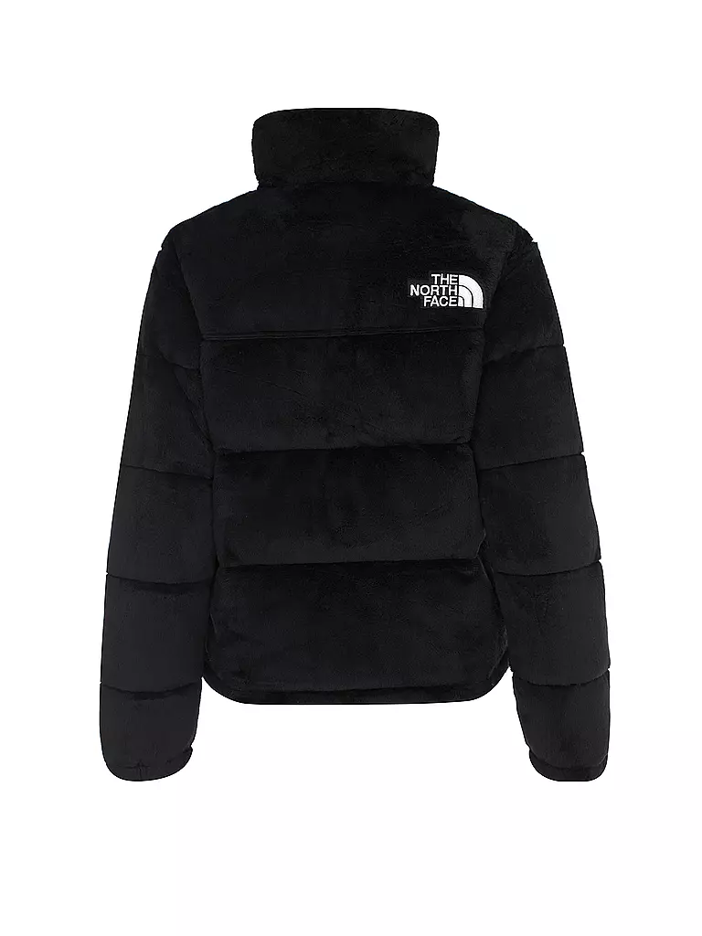 THE NORTH FACE | Daunensteppjacke in Felloptik NUPTSE | schwarz