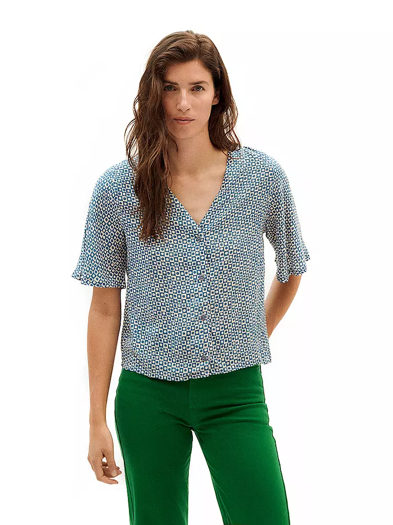 THINKING MU | Bluse LIBELULA  | hellblau