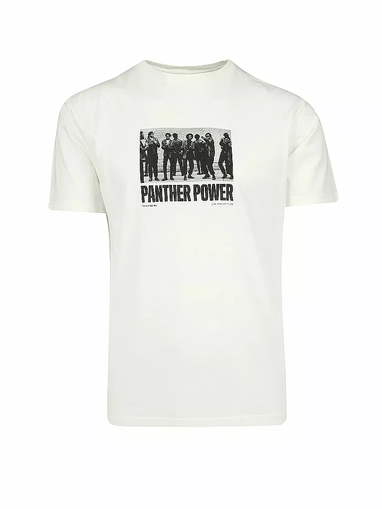 THINKING MU | T Shirt " Panthers Power " | weiß