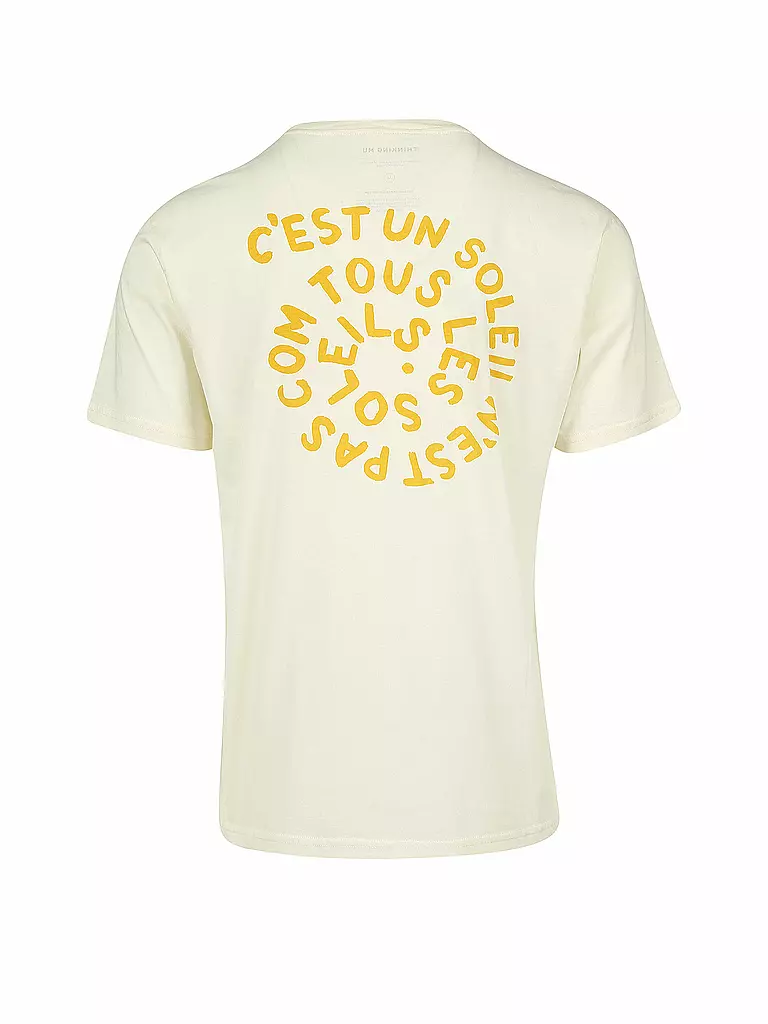 THINKING MU | T Shirt " Sonne " | creme