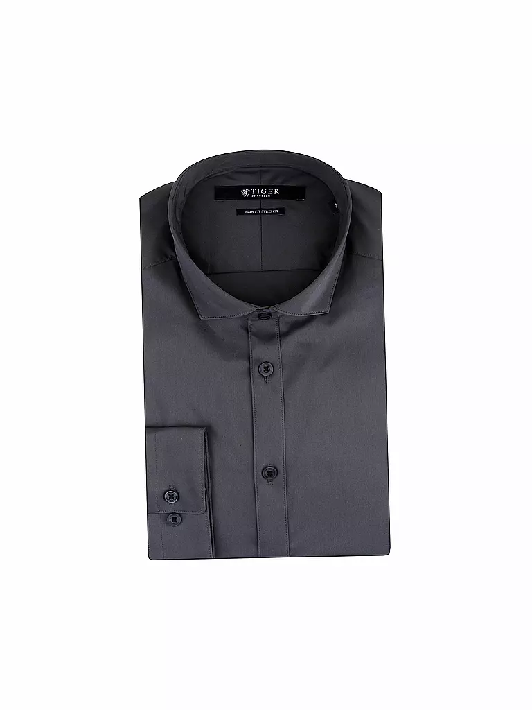 TIGER OF SWEDEN | Hemd Slim-Fit "Steel 1" | grau