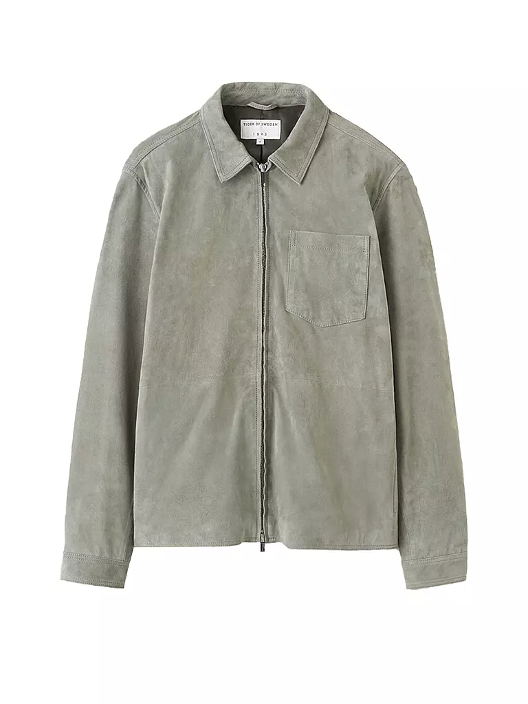 TIGER OF SWEDEN | Lederjacke  | grün