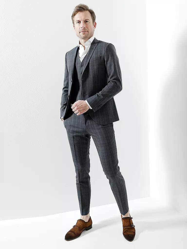 TIGER OF SWEDEN | Sakko Slim Fit Jules | blau