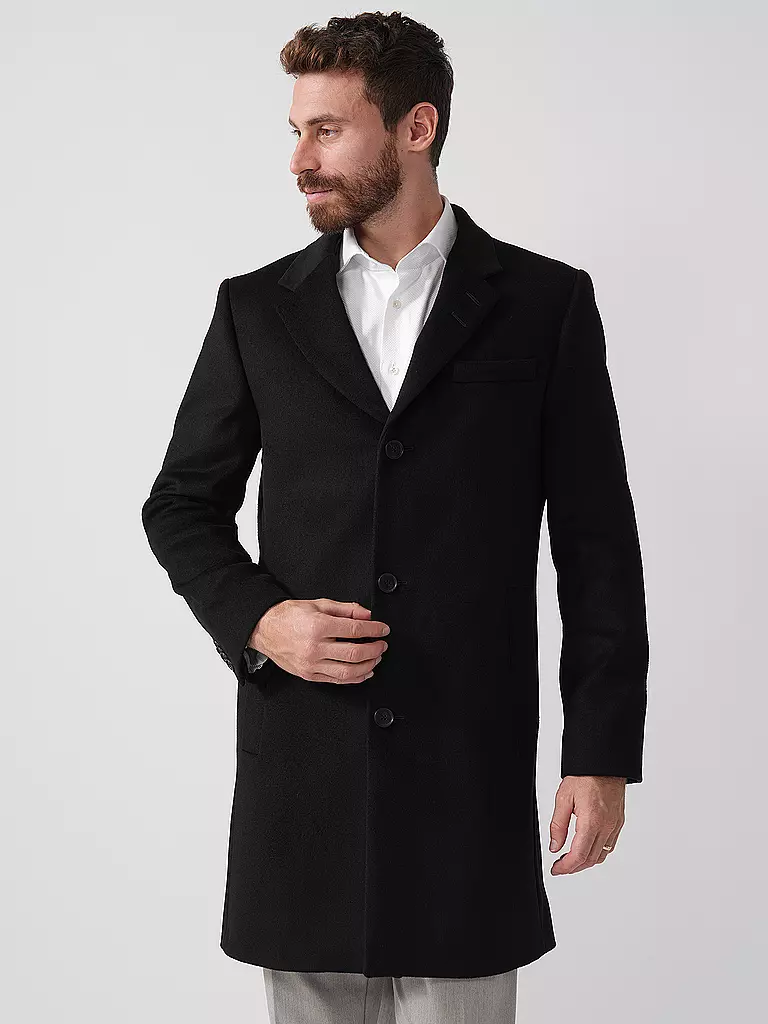 TIGER OF SWEDEN | Wollmantel FINNAN | schwarz
