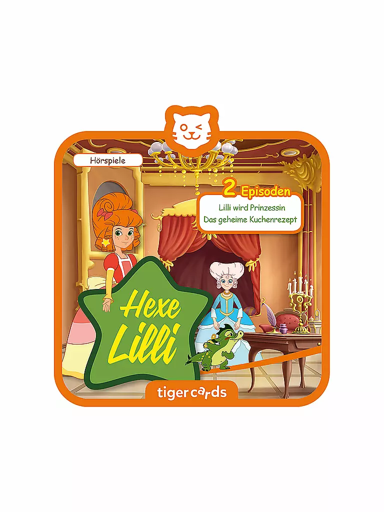 TIGERBOX | Tigercard - Hexe Lilli - Lilli wird Prinzessin / Das geheime Kuchenrezept 4133 | keine Farbe