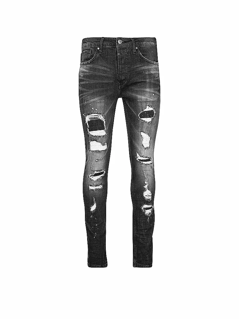 TIGHA | Jeans Slim-Fit "Morten" | schwarz