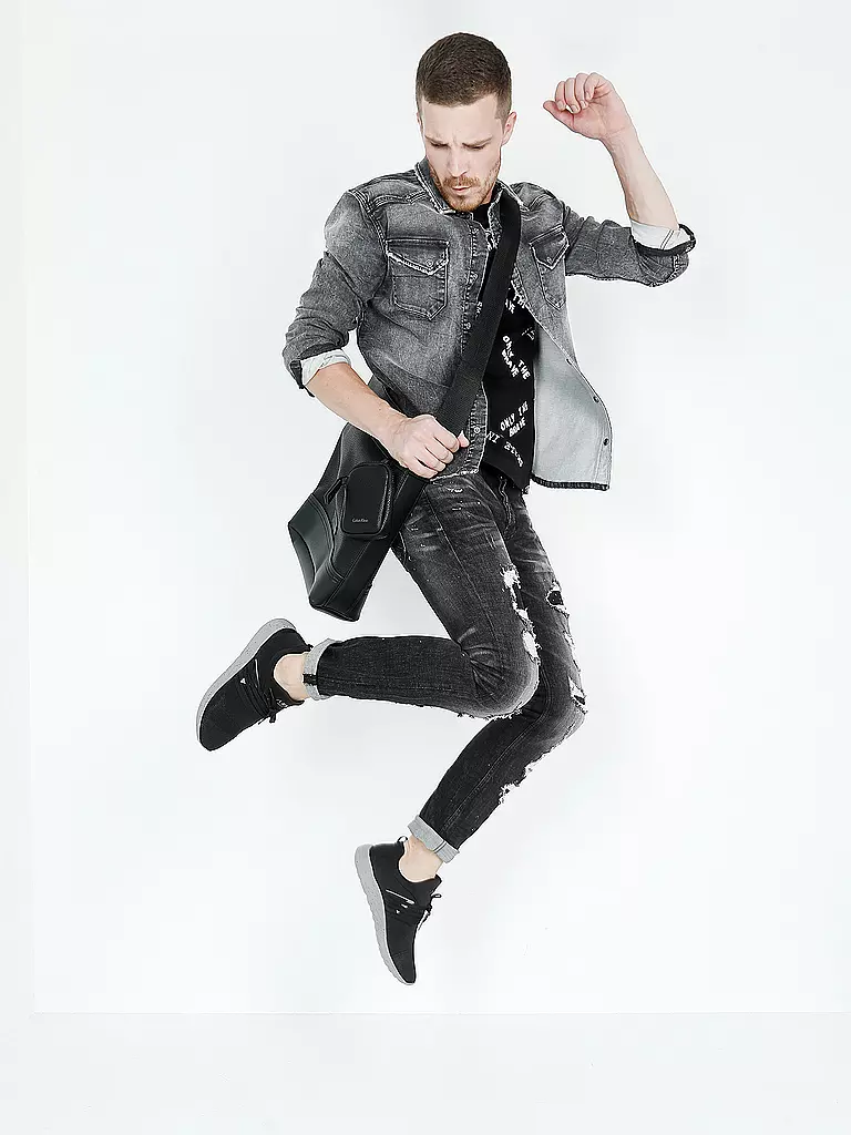 TIGHA | Jeans Slim-Fit "Morten" | schwarz