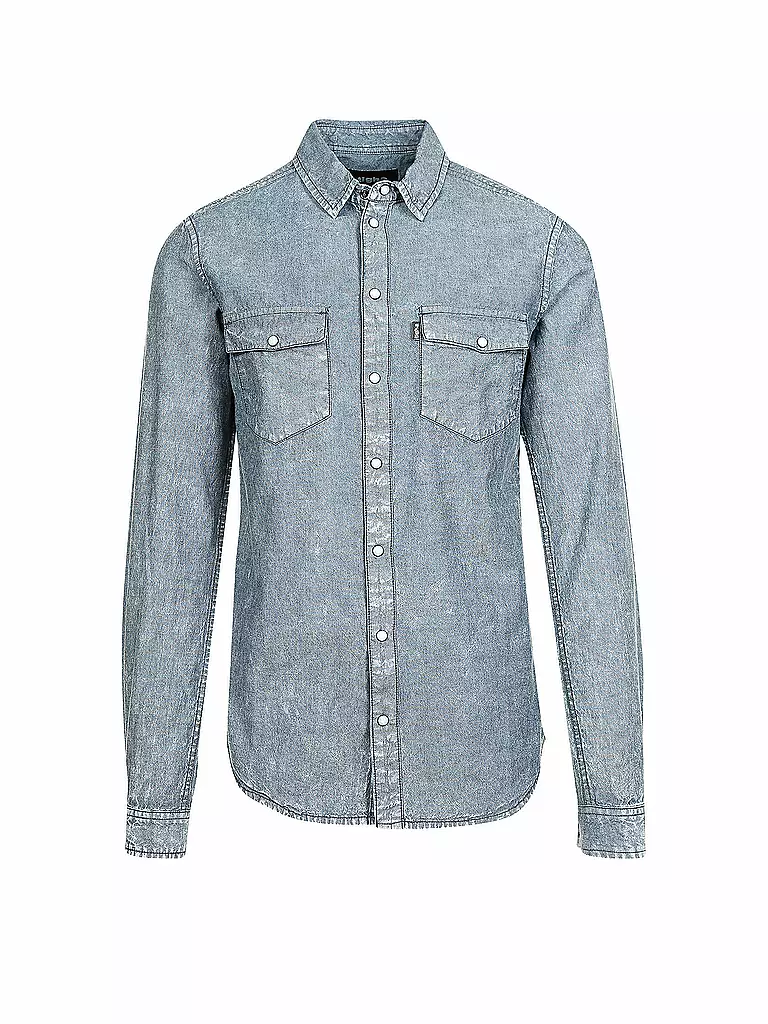 TIGHA | Jeanshemd "Paule" | blau
