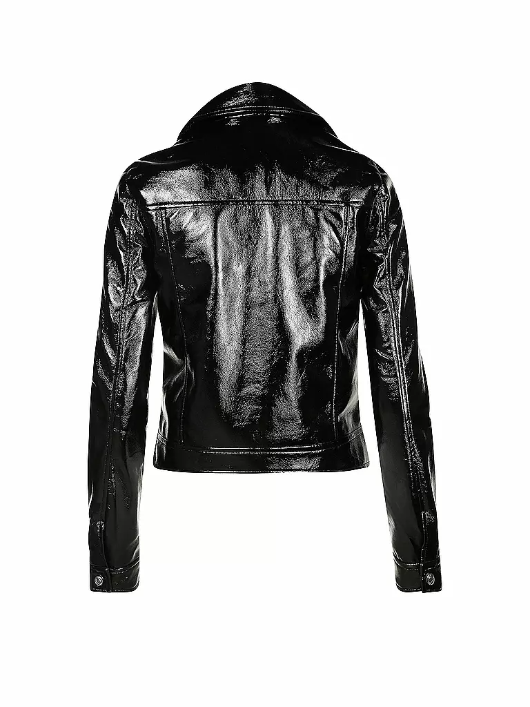 TIGHA | Lackjacke "Melisandre" | schwarz