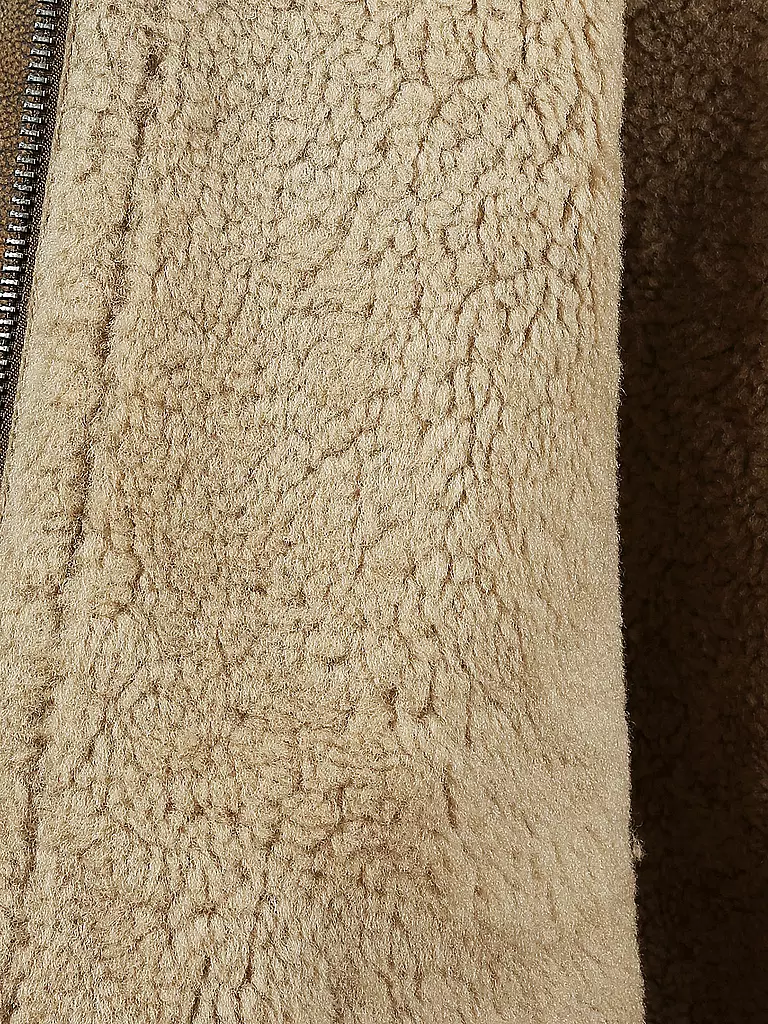 TIGHA | Lammfelljacke "Homer" | braun