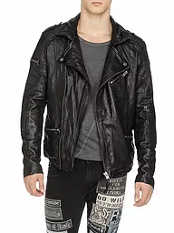 TIGHA | Lederjacke "James" | schwarz