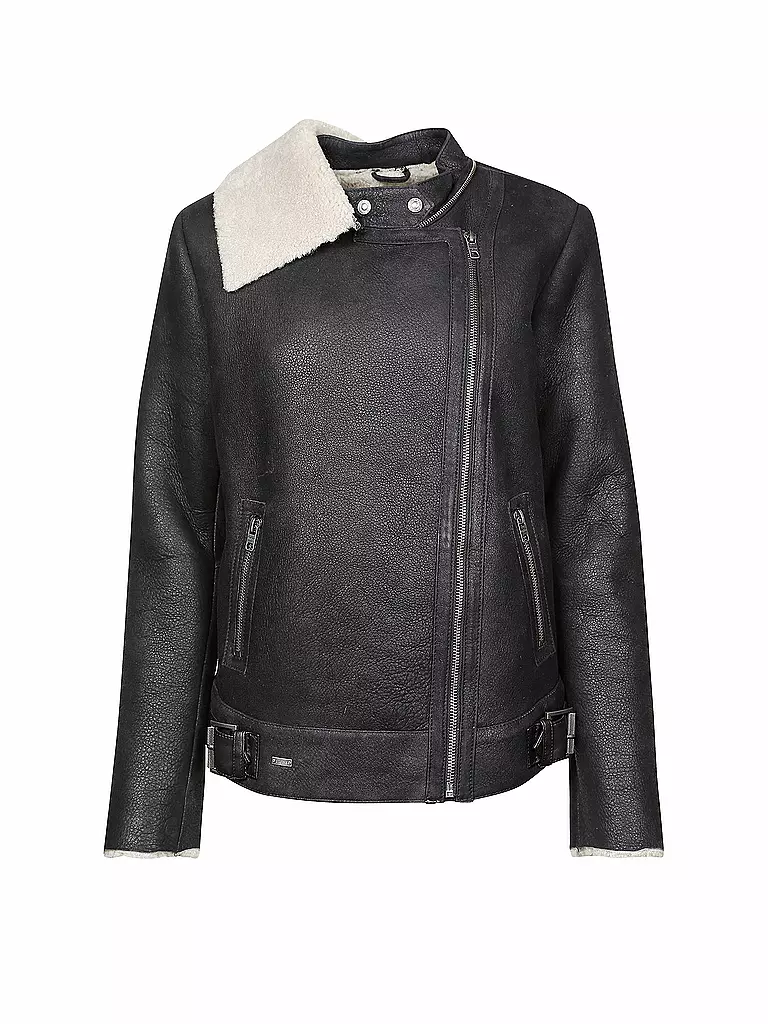 TIGHA | Lederjacke "Catlyn" | schwarz