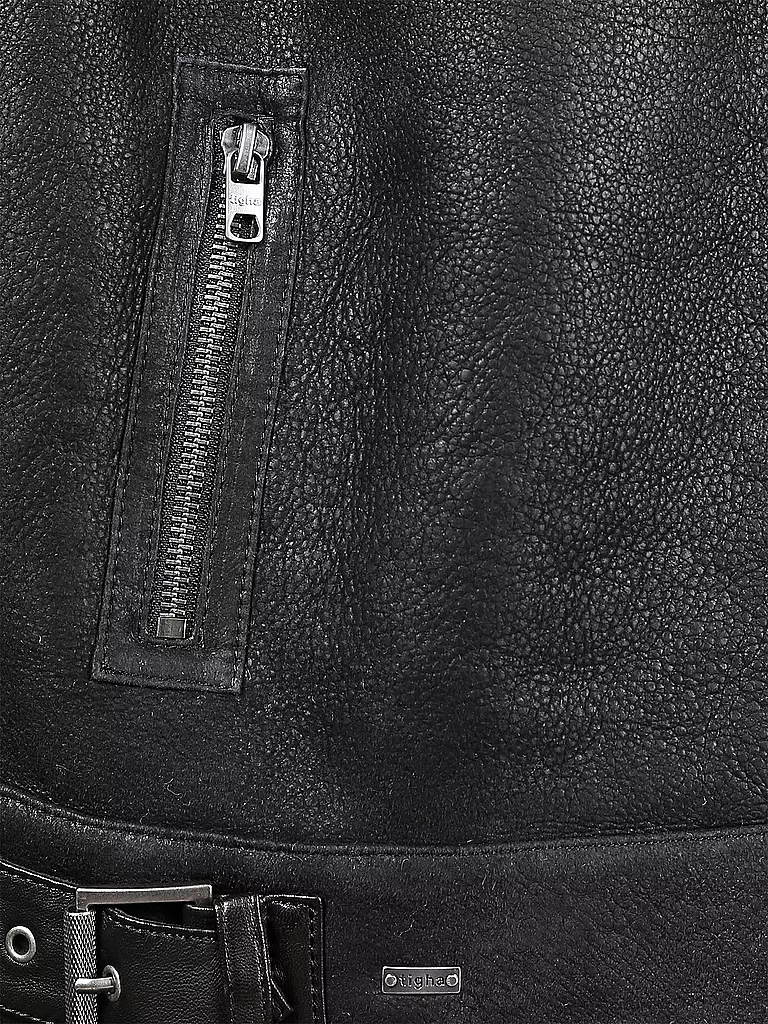 TIGHA | Lederjacke "Catlyn" | schwarz