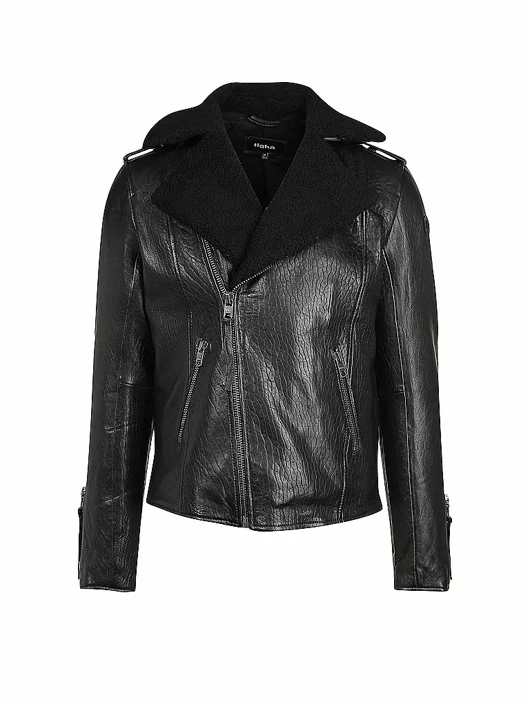 TIGHA | Lederjacke "Falco" | schwarz