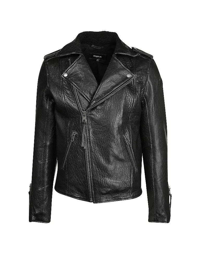 TIGHA | Lederjacke "Falco" | schwarz