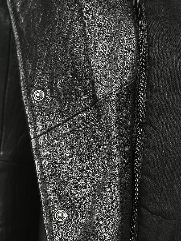 TIGHA | Lederjacke "Falco" | schwarz