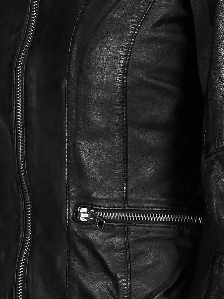 TIGHA | Lederjacke "Lionella" | schwarz