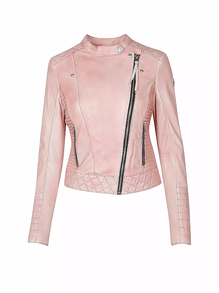 TIGHA | Lederjacke "Shuana" | rosa