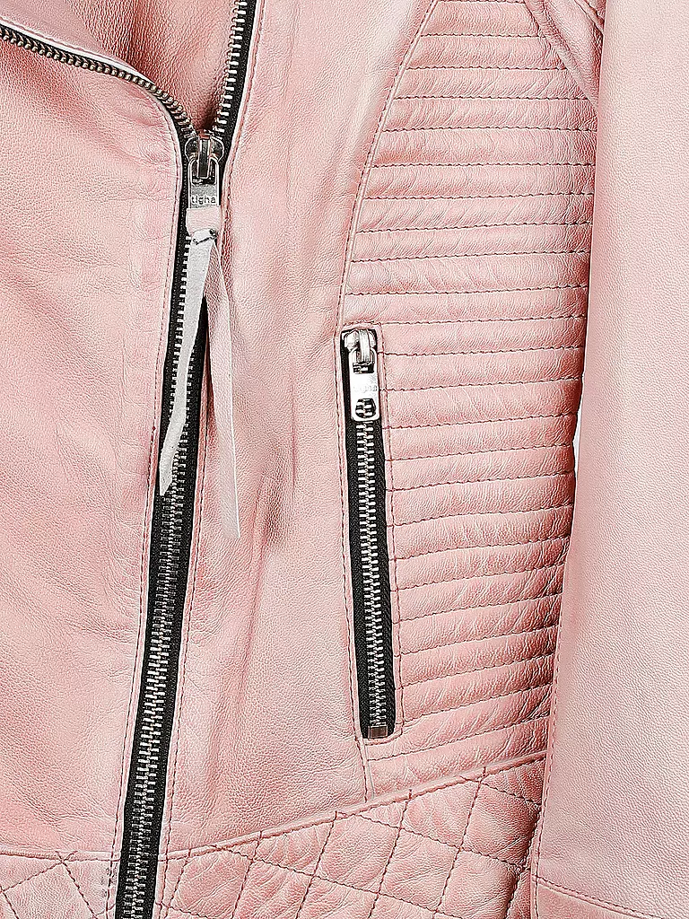 TIGHA | Lederjacke "Shuana" | rosa