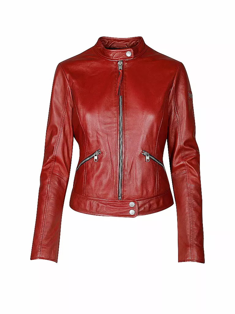 TIGHA | Lederjacke "Veronica" | rot