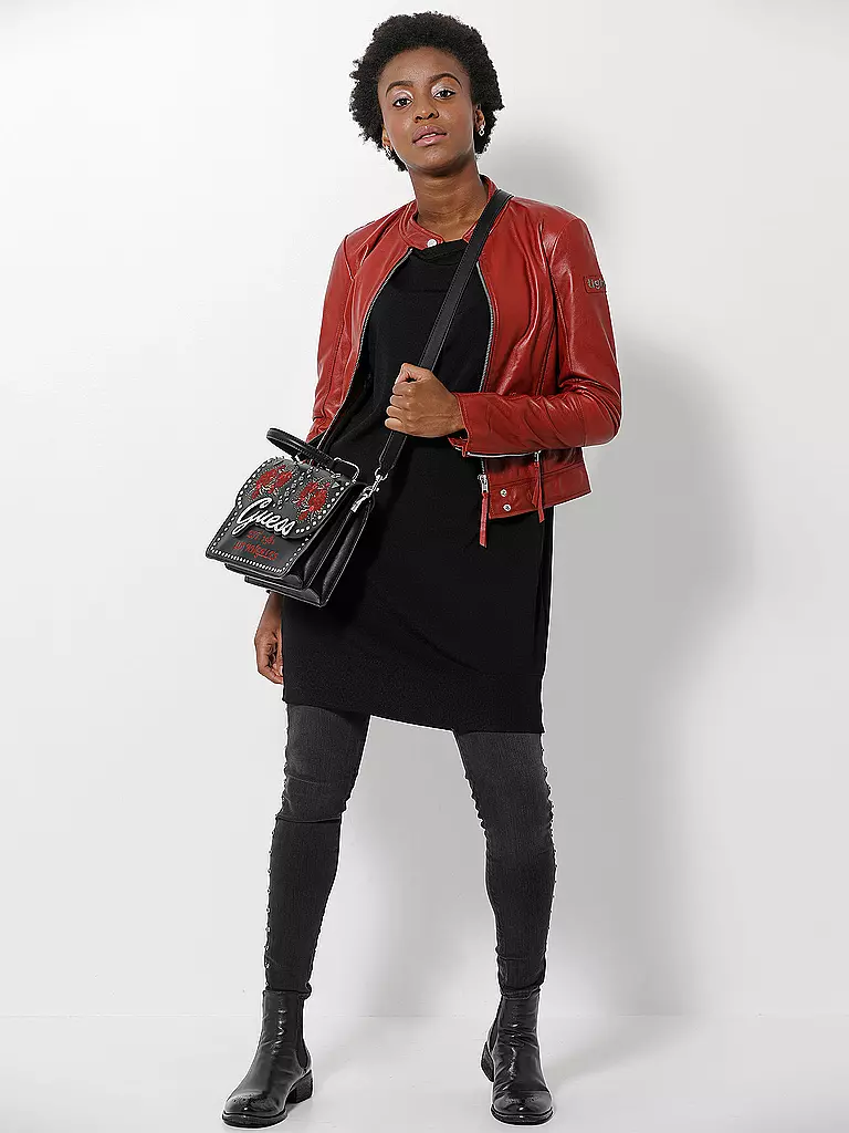 TIGHA | Lederjacke "Veronica" | rot