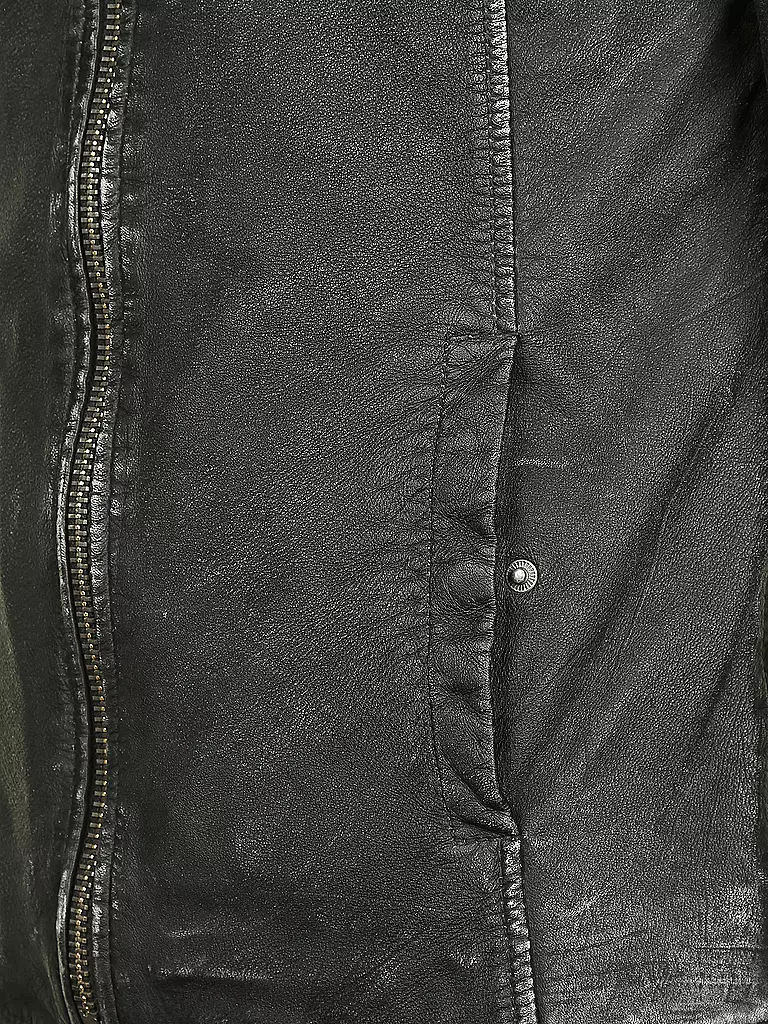 TIGHA | Lederjacke  | schwarz