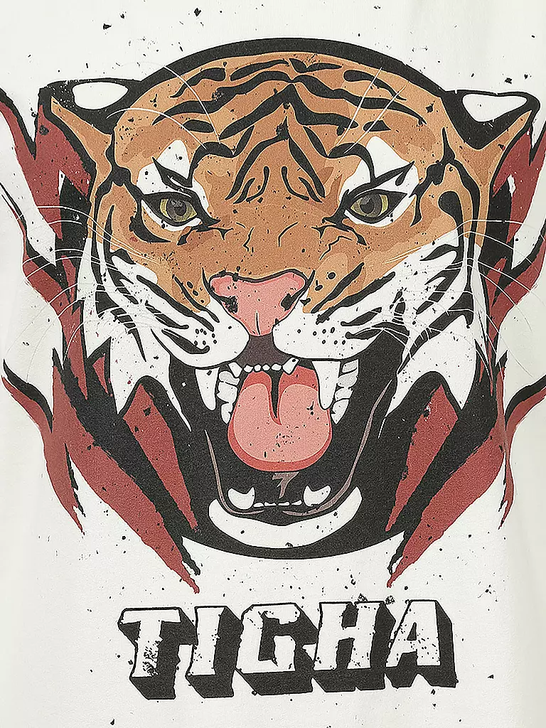 TIGHA | T Shirt " Tiger Wrenn " | weiß
