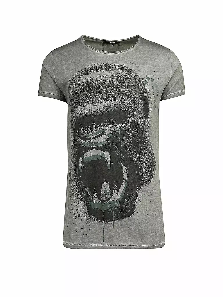 TIGHA | T-Shirt "Gorilla" | grau